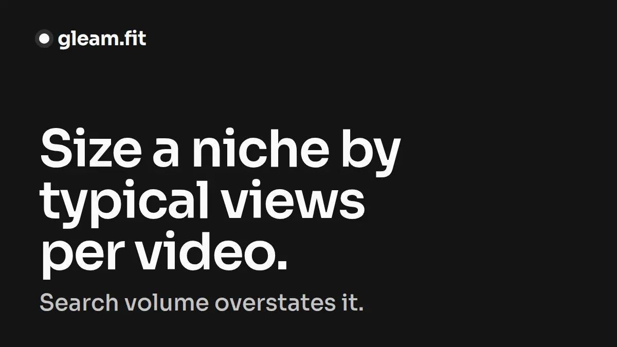 How to Estimate a YouTube Niche's Reachable Audience