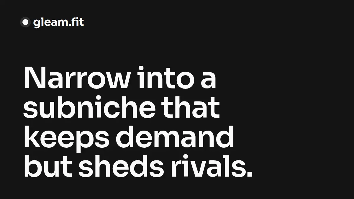 How to Find a YouTube Subniche in a Saturated Niche