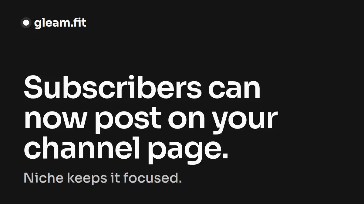 YouTube Communities: Why Only Niche Channels Win