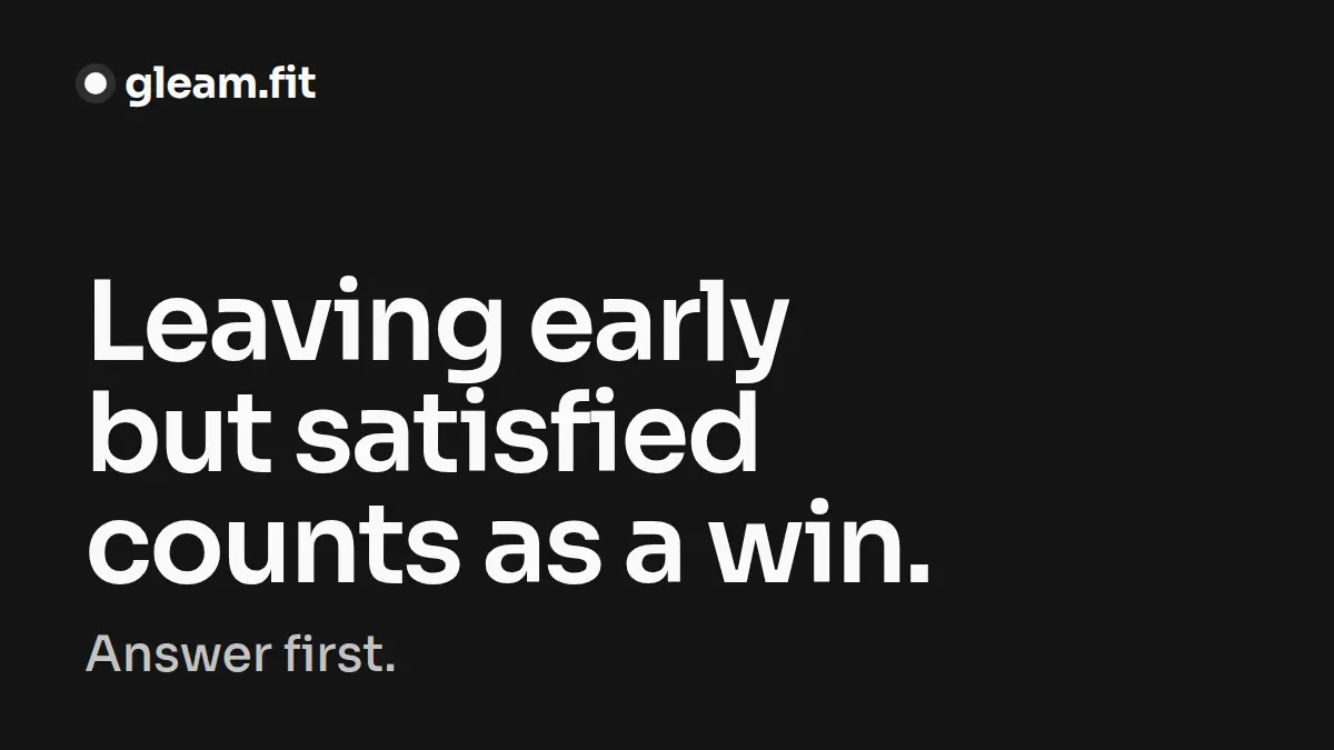 YouTube Good Abandonment: When Leaving Means Winning