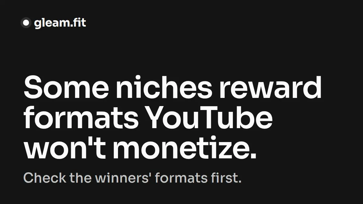 Some YouTube Niches Reward Formats YouTube Won't Monetize