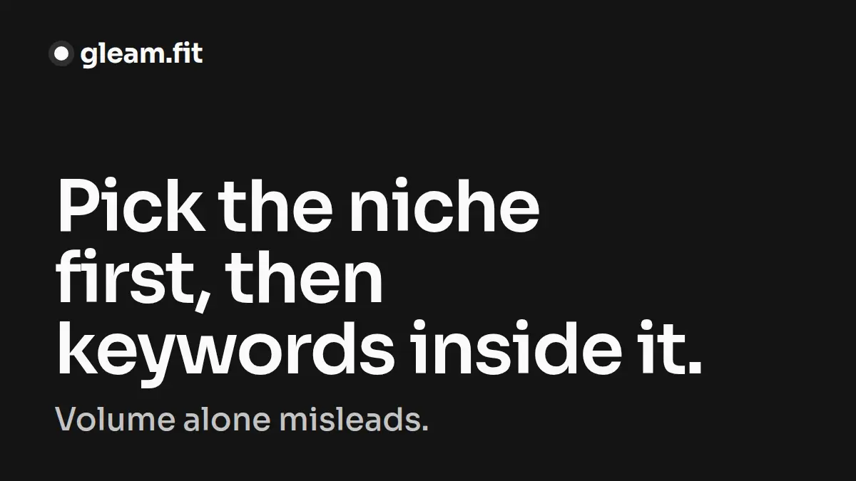 YouTube Niche Research vs Keyword Research: Why Volume Picks the Wrong Channel